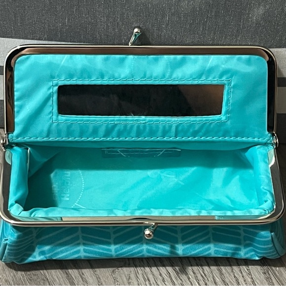 Stylish Blue Clutch Bag by Initials Inc. - Picture 2 of 8